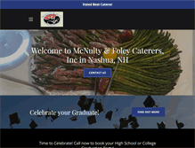 Tablet Screenshot of mcnultycatering.com